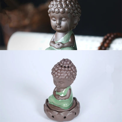 incense burner yixing zisha purple clay tea pet Buddha small size tea play on table creative house warming gift decoration new