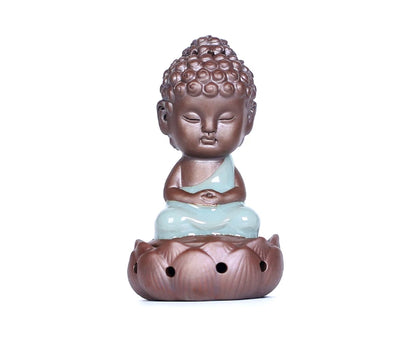 incense burner yixing zisha purple clay tea pet Buddha small size tea play on table creative house warming gift decoration new