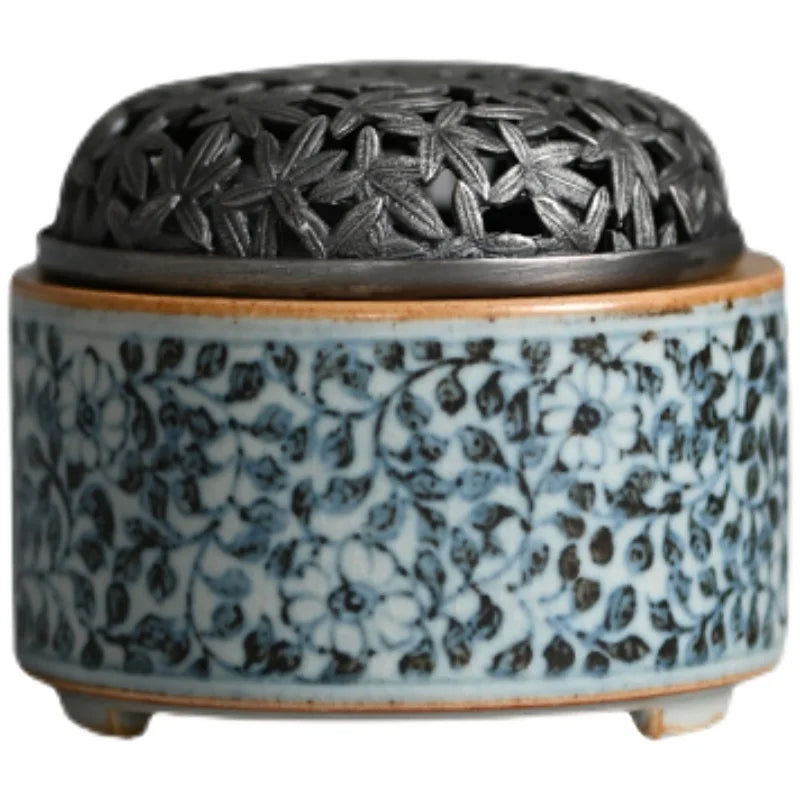 jingdezhen ceramics bound branch lotus censer dish fragrance of incense burner tower present archaize aroma stove