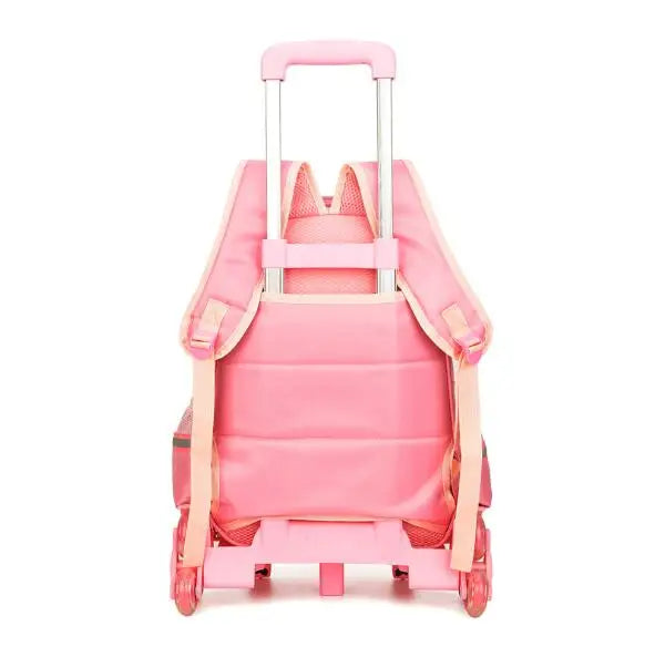 kids School trolley bag for girls school bag with wheels School Rolling backpack Bags Children school wheeled backpack Mochilas