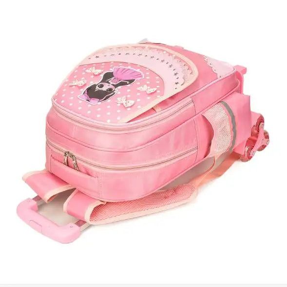 kids School trolley bag for girls school bag with wheels School Rolling backpack Bags Children school wheeled backpack Mochilas