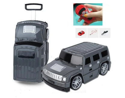 kids carry on luggage suitcase remote control car style Travel Trolley Rolling Suitcase for boys Riding suitcase for Children