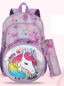 kids school Bag PU cartoon school Backpack bag for girls kids Orthopedic backpack student book bags backpack bag for children