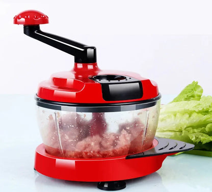 kitchen accessories Multi-function Manual Foods Processor Household Meat Grinder Vegetable Chopper Egg Blender Shredder Machine