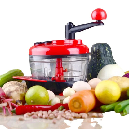 kitchen accessories Multi-function Manual Foods Processor Household Meat Grinder Vegetable Chopper Egg Blender Shredder Machine