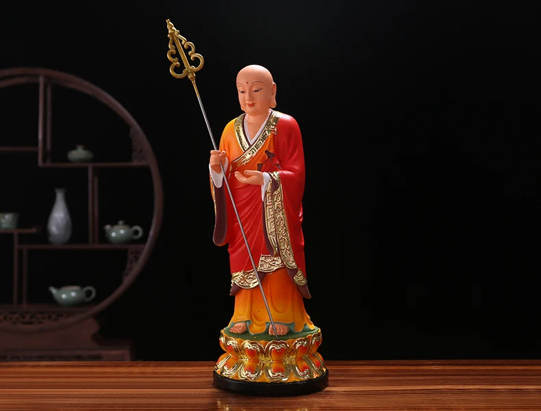 ksitigarbha bodhisattva Dizang pusa BUDDHA figure home Altar shop Worship efficacious Talisman Mascot statue