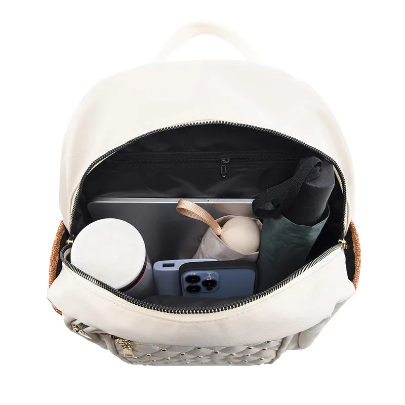 ladies fashion backpack woman small oxford backpack female shoulder bag mini travel backpack for women casual work backpack gift