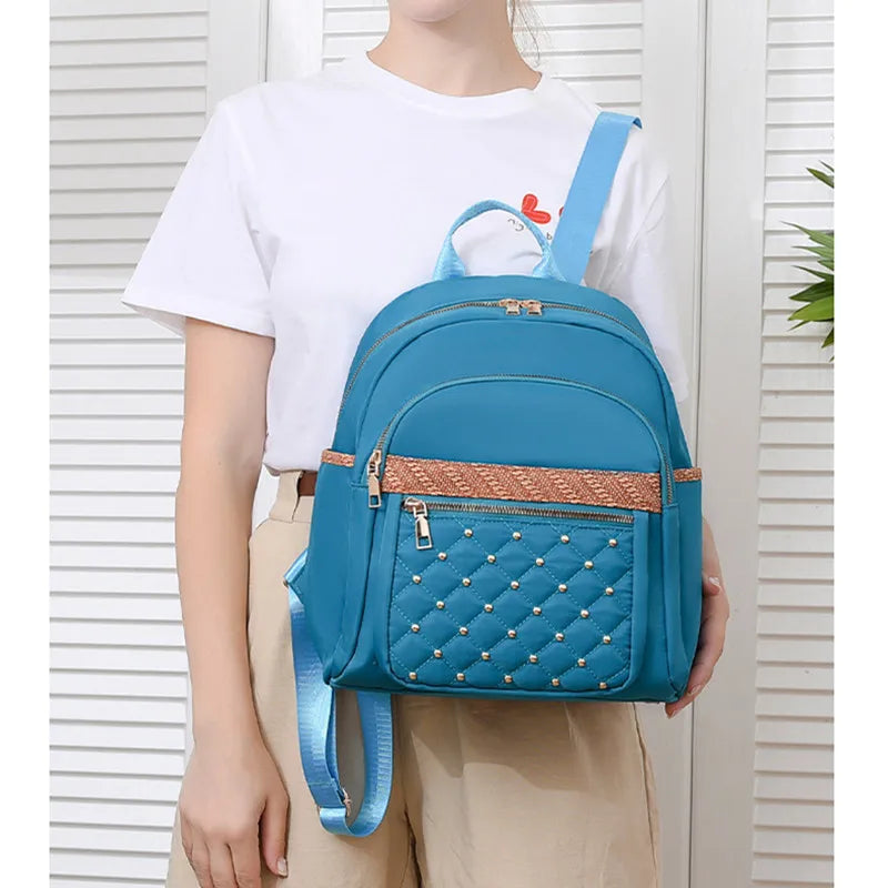 ladies fashion backpack woman small oxford backpack female shoulder bag mini travel backpack for women casual work backpack gift
