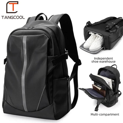 laptop backpack with shoes compartment Large Capacity Laptop Backpack Waterproof Travel bag