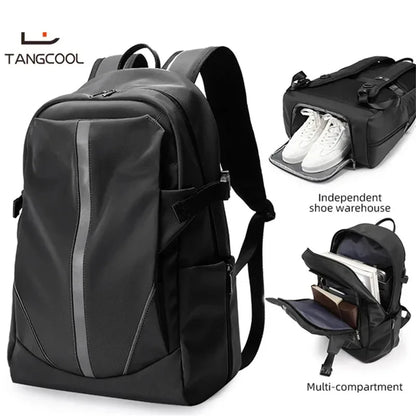 laptop backpack with shoes compartment Large Capacity Laptop Backpack Waterproof Travel bag