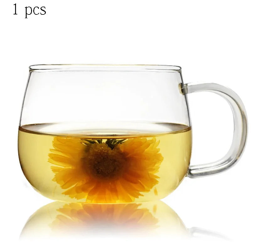 large-capacity glass teapot,With 304 stainless steel tea drain, Heat resistant suitable for home office tea set coffee pot1500ml