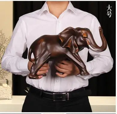 limited edition # Wholesale price # HOME office TOP GOOD art WORK # handmade Money drawing lucky Elephant statue