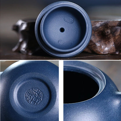limited stock real yixing zisha republic green clay xishi pot marked handmade tea pot Chinese kungfu master pot of tea small new