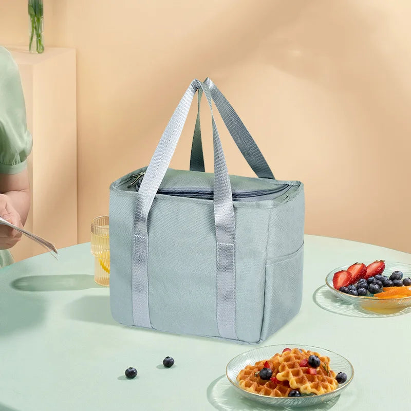 lnsulated Lunch Bag For Women Kids Cooler Bag Thermal Bag Portable Lunch Box Ice Pack Tote Food Picnic Bags Lunch Bags For Work