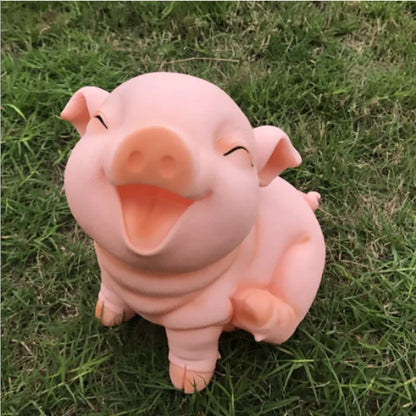 lovely piggy piggy bank  Thick plastic drop-resistant cute animal money-saving box Children's gift decoration money-saving box