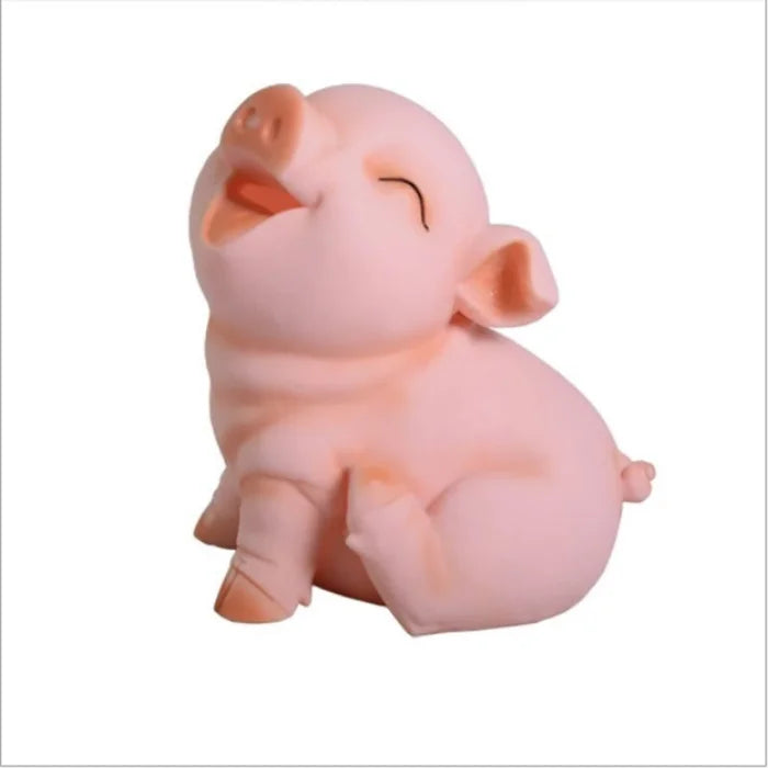 lovely piggy piggy bank  Thick plastic drop-resistant cute animal money-saving box Children's gift decoration money-saving box