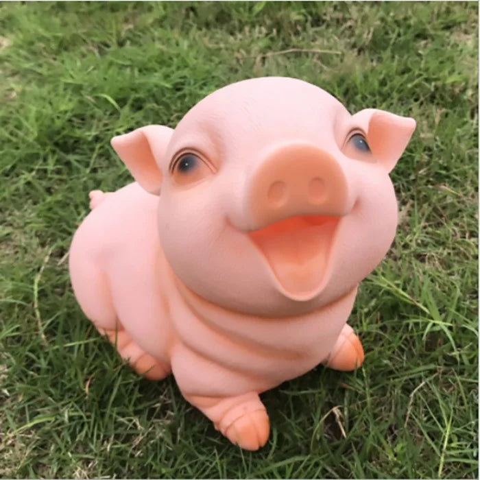 lovely piggy piggy bank  Thick plastic drop-resistant cute animal money-saving box Children's gift decoration money-saving box