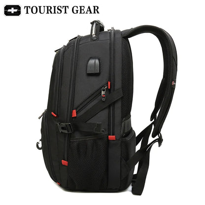 men's swiss backpacks travel bag business anti theft backpack men mochila USB Charging 15.6 16 inch Laptop Backpack waterproof