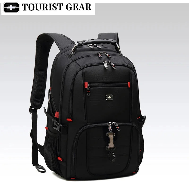 men's swiss backpacks travel bag business anti theft backpack men mochila USB Charging 15.6 17 inch Laptop Backpack waterproof