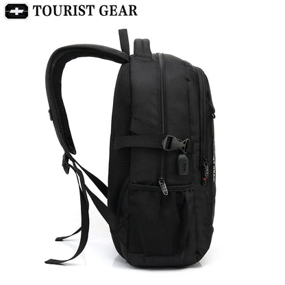 mochila usb Brand Design Men's Travel Bag Man Swiss Backpack Polyester Bags Waterproof Anti Theft Backpack Laptop Backpacks Men