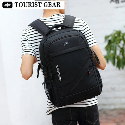 mochila usb Brand Design Men's Travel Bag Man Swiss Backpack Polyester Bags Waterproof Anti Theft Backpack Laptop Backpacks Men