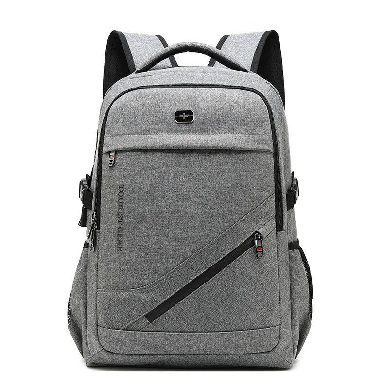 mochila usb Brand Design Men's Travel Bag Man Swiss Backpack Polyester Bags Waterproof Anti Theft Backpack Laptop Backpacks Men