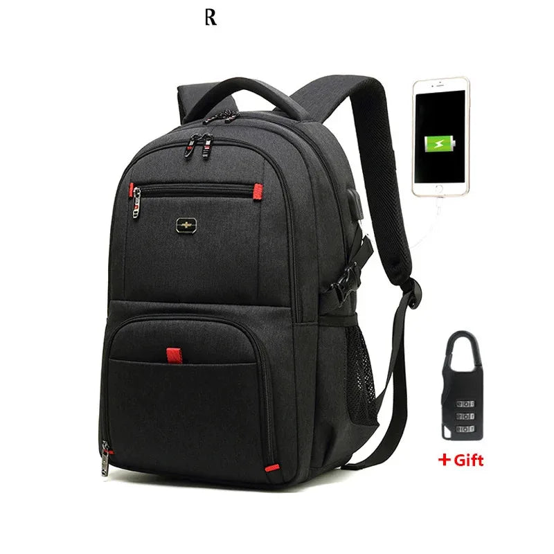 mochila usb Men's Travel Bag Man Swiss Backpack women Waterproof Anti Theft Backpack 15.6 inch Laptop Backpacks travel plecak