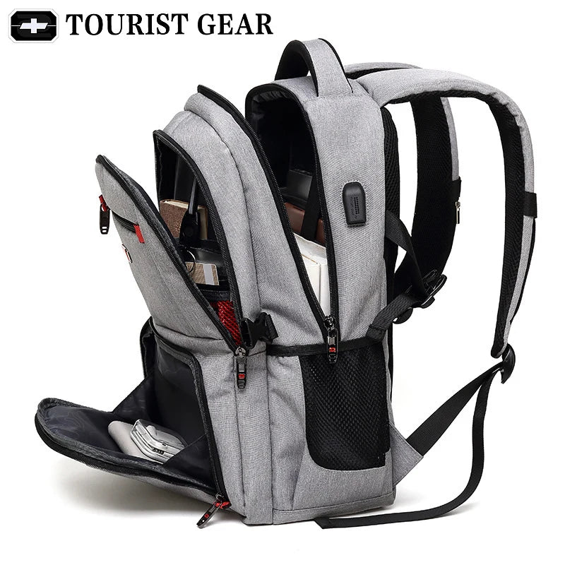 mochila usb Men's Travel Bag Man Swiss Backpack women Waterproof Anti Theft Backpack 15.6 inch Laptop Backpacks travel plecak
