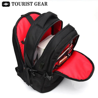 mochila usb Men's Travel Bag Man Swiss women Waterproof Anti Theft 15.6 17 inch Laptop Backpacks travel