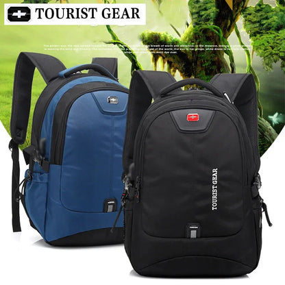 mochila usb Men's Travel Bag Man Swiss women Waterproof Anti Theft 15.6 17 inch Laptop Backpacks travel