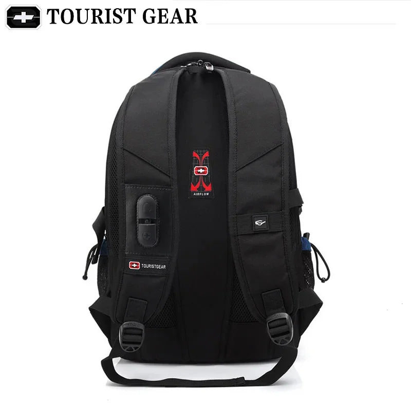 mochila usb Men's Travel Bag Man Swiss women Waterproof Anti Theft 15.6 17 inch Laptop Backpacks travel