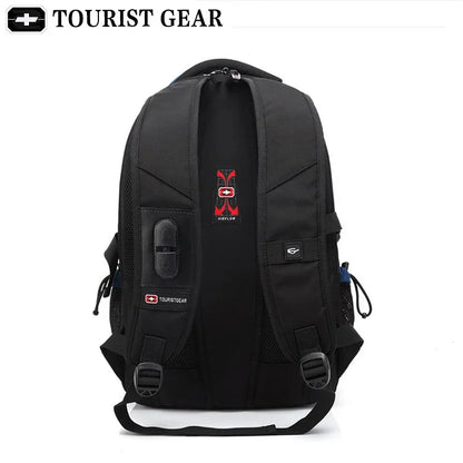 mochila usb Men's Travel Bag Man Swiss women Waterproof Anti Theft 15.6 17 inch Laptop Backpacks travel
