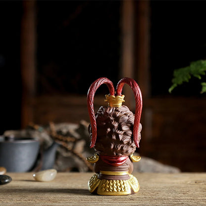 monkey king statue home decoration handmade yixing zisha purple clay tea pet creative table ornament tea play small size new