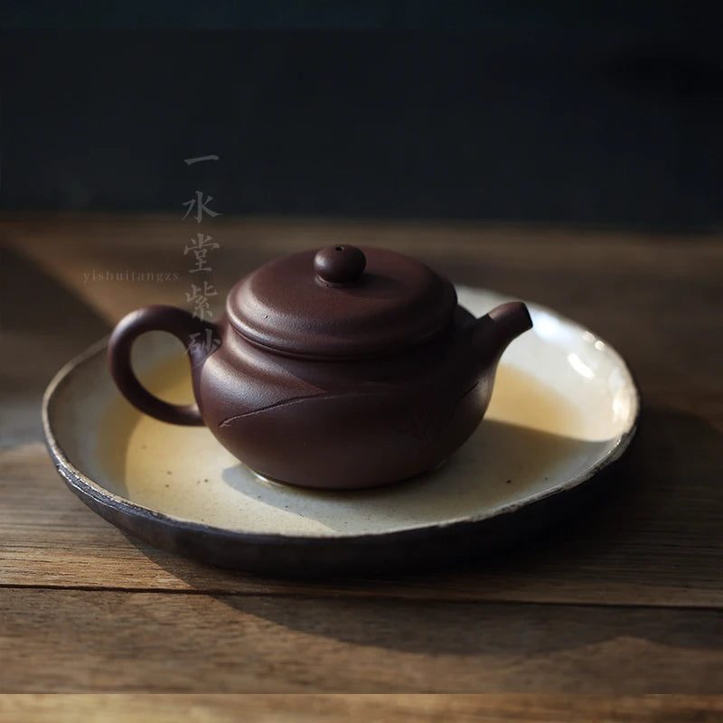 monohydrate hall are recommended by hand small tea pot set archaize purple clay pot pot of household 150 cc ball hole