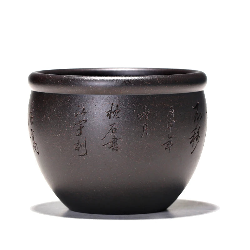 monohydrate writing brush washer yixing sand washing dirty water jar kung fu tea set small tea slag bucket spare parts