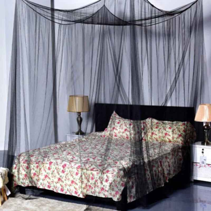 mosquito net bed netting black white solid color for summer bed canopy with hooks gift without frames for bed 70" x 78" nettings