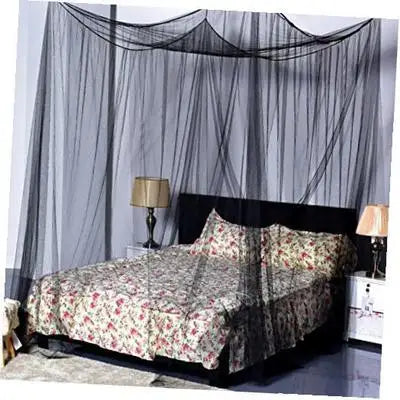 mosquito net bed netting black white solid color for summer bed canopy with hooks gift without frames for bed 70" x 78" nettings