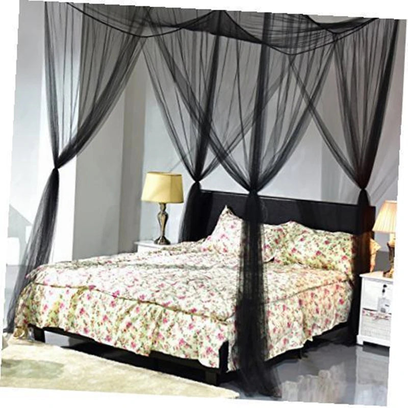 mosquito net bed netting black white solid color for summer bed canopy with hooks gift without frames for bed 70" x 78" nettings