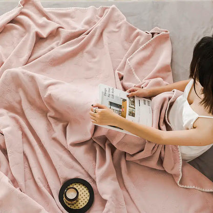 multi size thin blanket velvet soft creative health care bed cover air conditioning sheet active printing summer autumn spring