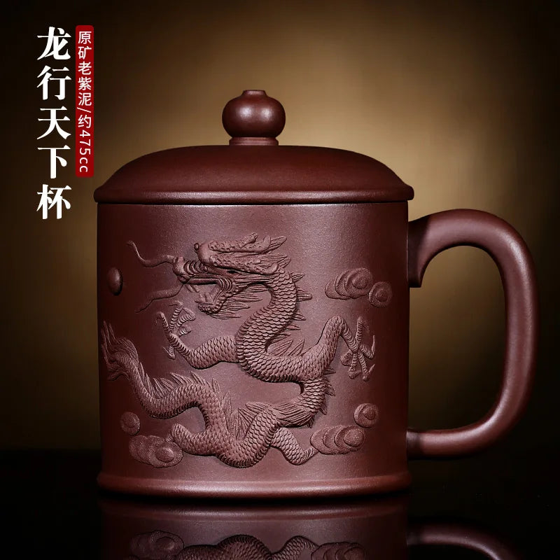 name home all the manual yixing purple sand cup of flying dragons painting masters works show bead collection level