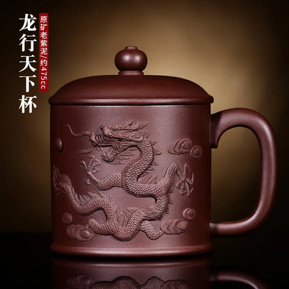 name home all the manual yixing purple sand cup of flying dragons painting masters works show bead collection level