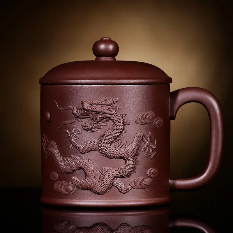 name home all the manual yixing purple sand cup of flying dragons painting masters works show bead collection level