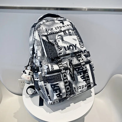 new fashion school backpack for teenage boys cool schoolbag waterproof  travel backpack college large bookbag kids school bags