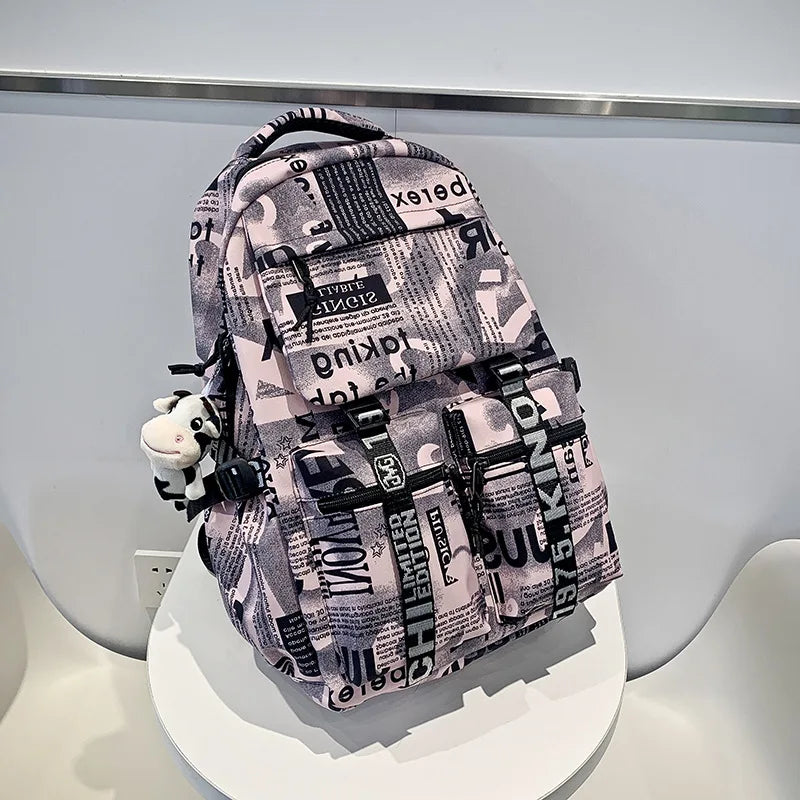 new fashion school backpack for teenage boys cool schoolbag waterproof  travel backpack college large bookbag kids school bags