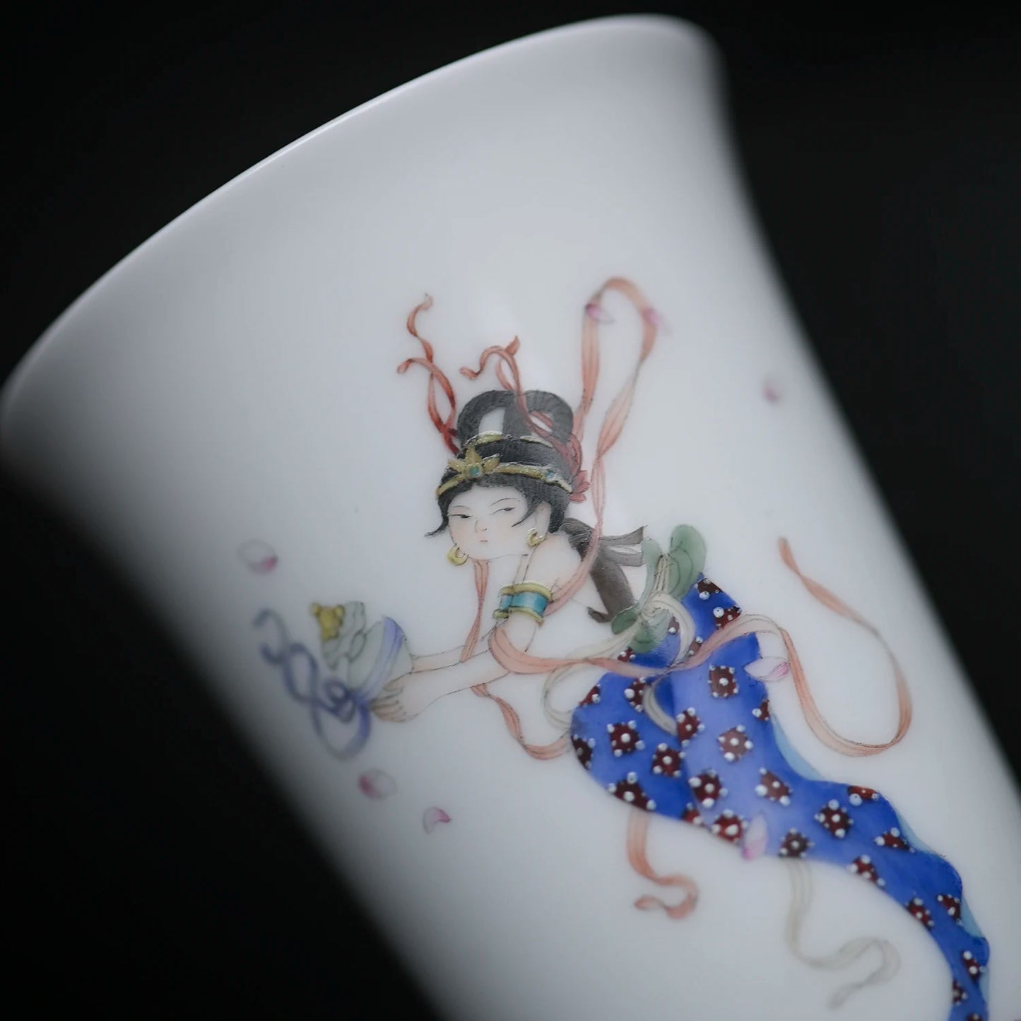 of feather hall jingdezhen ceramic hand-painted fragrance-smelling cup large sample tea cup cup cup Chinese master