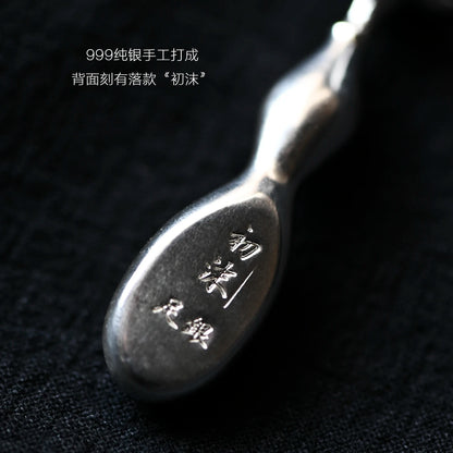 of the fine silver hand play the gourd ChaBo shelved ChaZhen shelf tea accessories shelf furnishing articles home