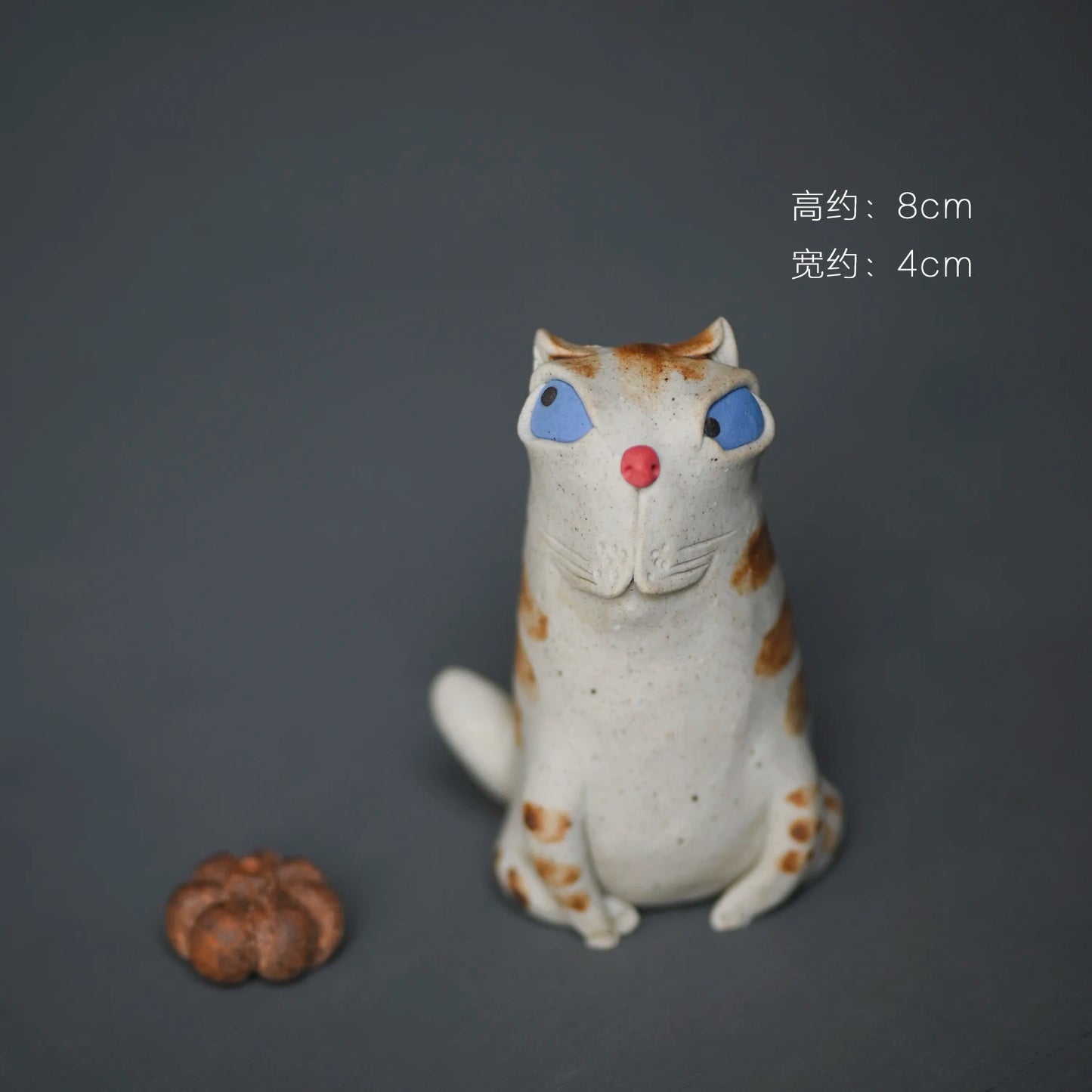 of the jingdezhen ceramic coarse pottery manual hand-painted tea pet cat tea place to live in a strange incense