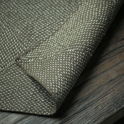 of the jingdezhen thorn mat mat mat hand embroidered tea son hand dyed fabric by hand sewing plants insulation pad