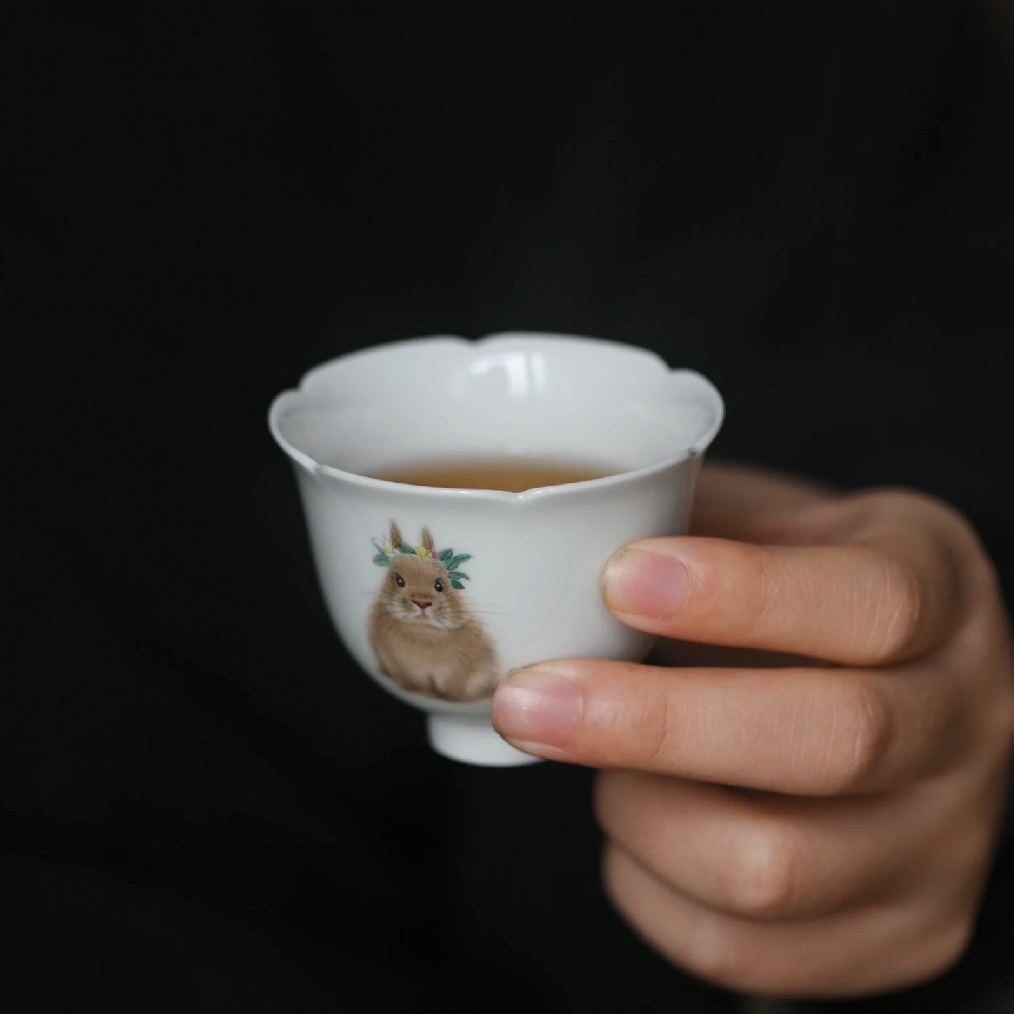 of the piece of feather hall jingdezhen pure hand draw cute masters cup ceramic sample tea cup kung fu tea cups