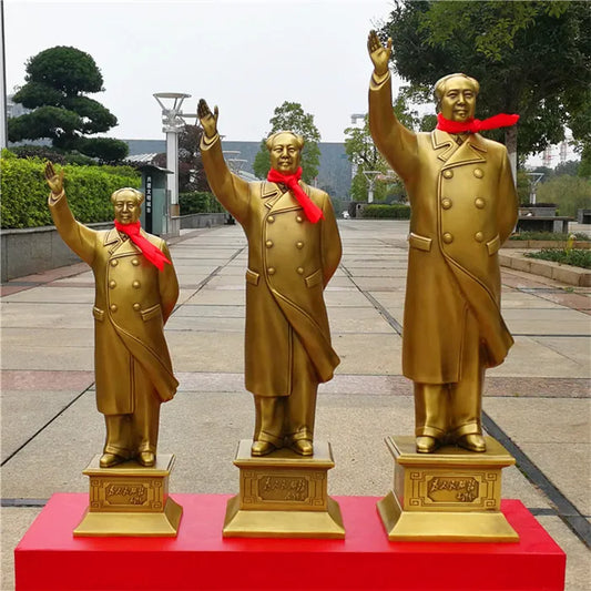 office home shop efficacious bless family Safety luck Talisman # CHINA Great leader Chairman Mao FENG SHUI brass statue